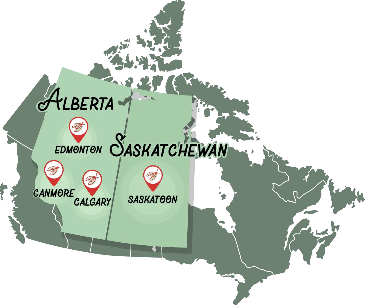 Service Area Map Alberta